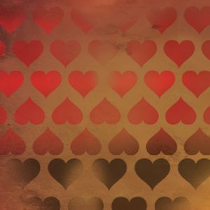 Fondo de patrones de corazones
