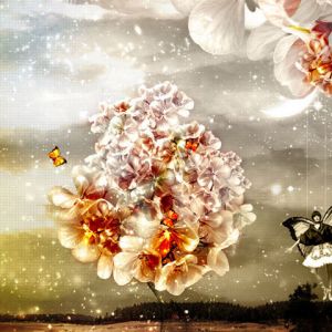 Paisaje Floral Fantástico