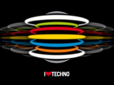 Amo el Diseño Abstracto de Techno