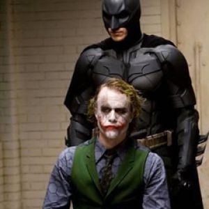 Escena de Batman y Joker