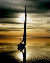 Navegando al Atardecer