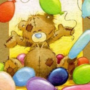 Osito Lindos con Globos