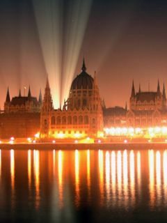 Parlamento de Budapest de Noche