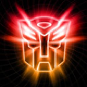 Arte Neon del Logo Transformers