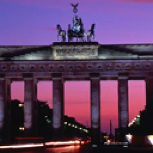 Puerta de Brandeburgo al Atardecer