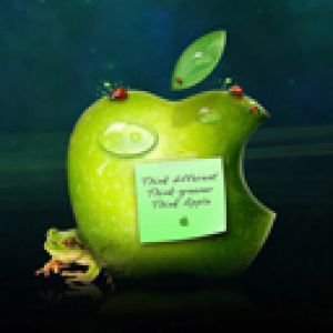 Arte Creativo de Manzana Verde