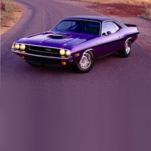 Coche Clásico Morado