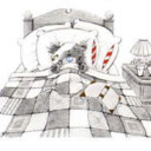 Ilustración Linda para la Hora de Dormir