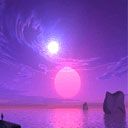 Impresionante Doble Atardecer