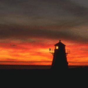 Faro al Atardecer