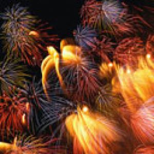 Fuegos Artificiales Coloridos