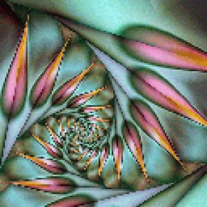 Arte Abstracto Espiral Colorido