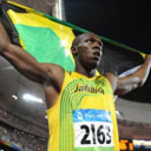 Celebración de un Velocista Jamaicano