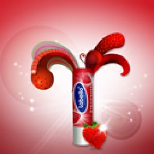 Diseño de Bálsamo Labial de Fresa