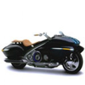 Motocicleta Negra Elegante