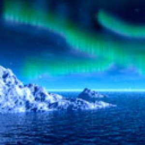 Aurora Boreal Sobre el Océano