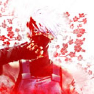 Personaje de Fantasía con Flores de Cerezo