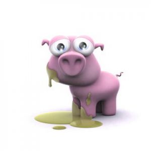 Cerdito de Caricatura Lindos