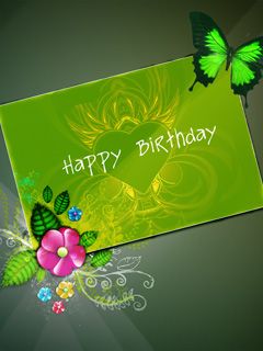 Diseño Floral de Feliz Cumpleaños
