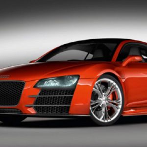 Elegante Coche Deportivo Rojo