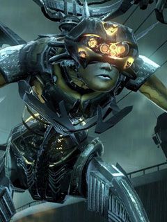Personaje Cibernético Futurista