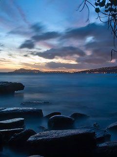 Sereno Atardecer en el Océano