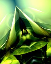 Formas Abstractas Verdes
