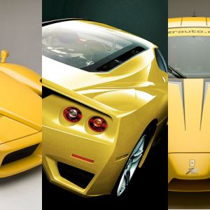 Ferrari Enzo amarillo coche deportivo