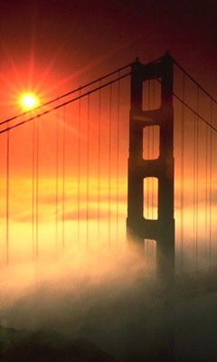 Atardecer en el Golden Gate Bridge