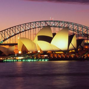 Sydney Opera House al atardecer