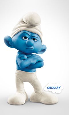 Personaje Gruñón Pitufo