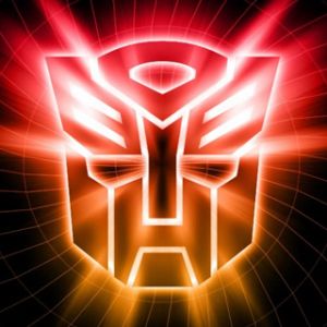 Arte Neon del Logo Transformers