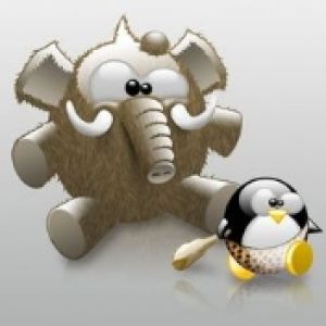 Elefante y Pingüino de Dibujos Animados