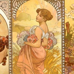Mujeres Art Nouveau de Alphonse Mucha