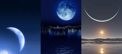 Fases de la Luna y Cielo Nocturno
