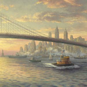 Atardecer en el Puente de Brooklyn
