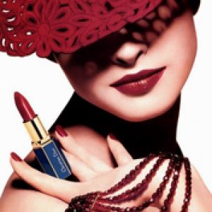 Moda Elegante de Pintalabios Rojo