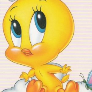 Pájaro Tweety de Dibujos Animados