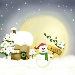Muñeco de Nieve Feliz Navidad
