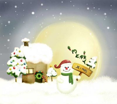 Muñeco de Nieve Feliz Navidad