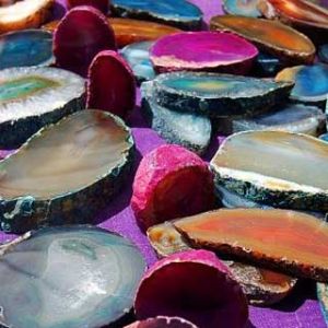 Piedras de Ágata Coloridas