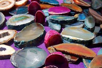 Piedras de Ágata Coloridas