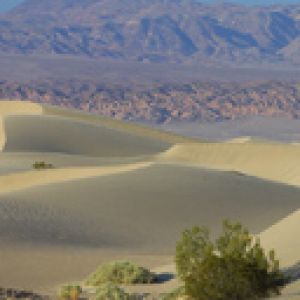 Paisaje desértico con montañas