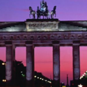 Puerta de Brandeburgo al Atardecer