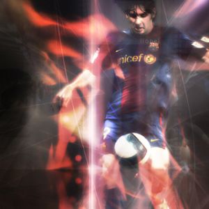 Foto de Acción de Lionel Messi