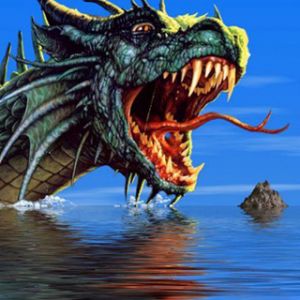 Dragón Majestuoso en el Agua