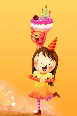 Celebración de Cumpleaños con Pastel