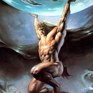Atlas Sosteniendo el Mundo
