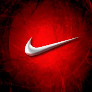 Logo de Nike en Fondo Rojo