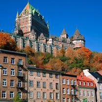 Castillo Frontenac en Otoño